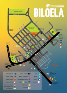 Town of Biloela Map