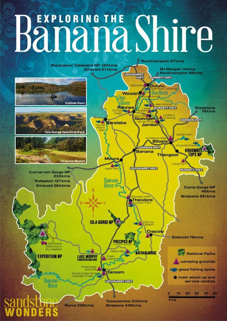 Banana Shire Map WEB